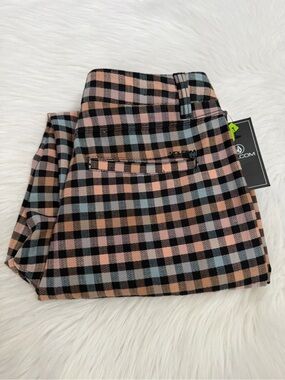 Volcom Plaid Crop Pants Sz 24